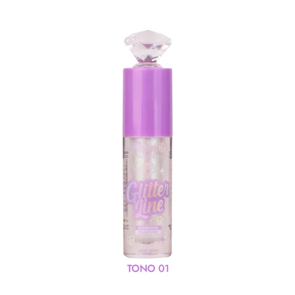 Sombra Liquida glitter Diamond Purpure